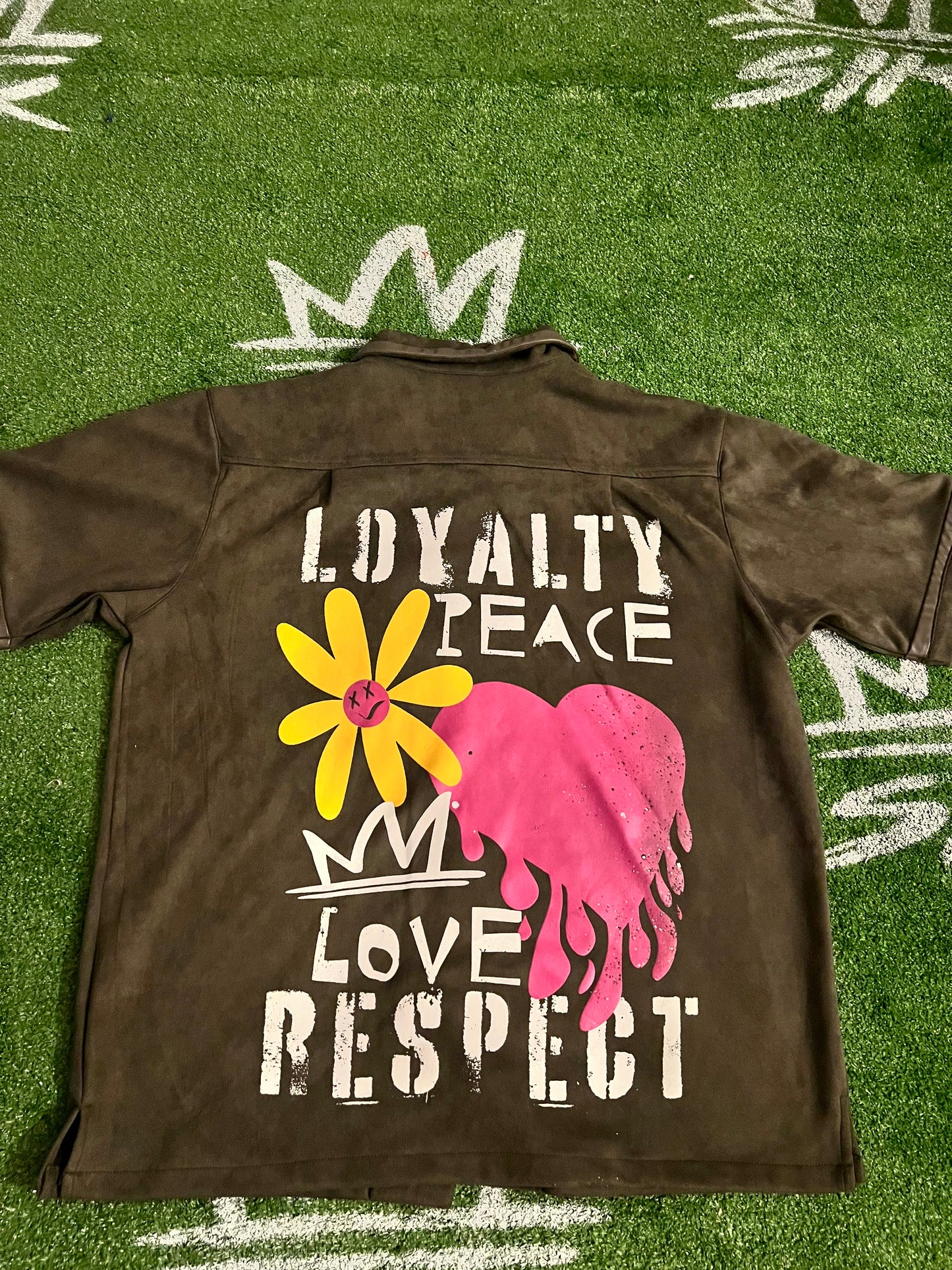Loyalty, Peace, Love, Respect. (Olive)