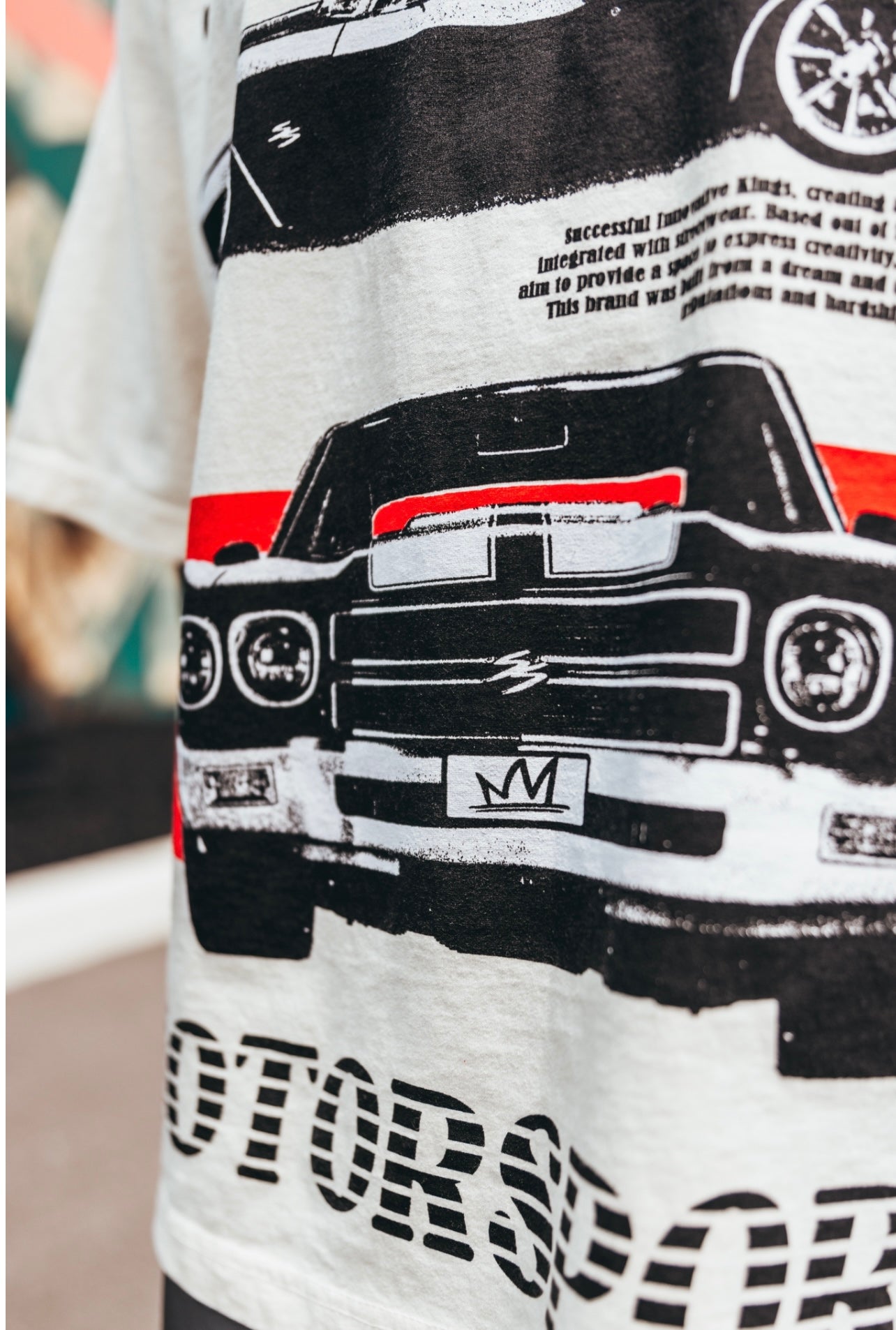 Motorsport Drop Shoulder Tee