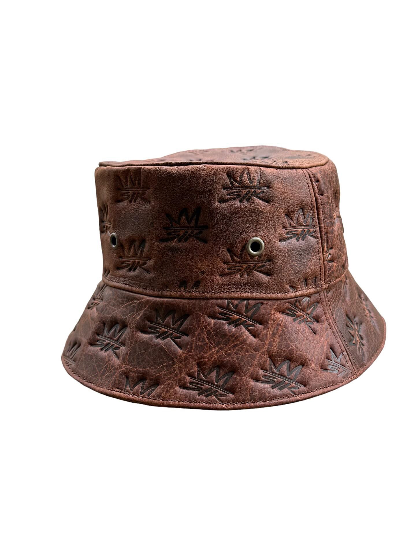 Leather Bucket Hat