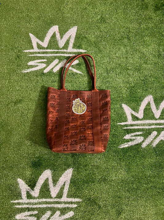 Brown Leather Tote Bag